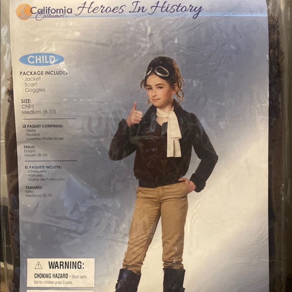 California Costumes Kids Aviator Costume - Black and Tan